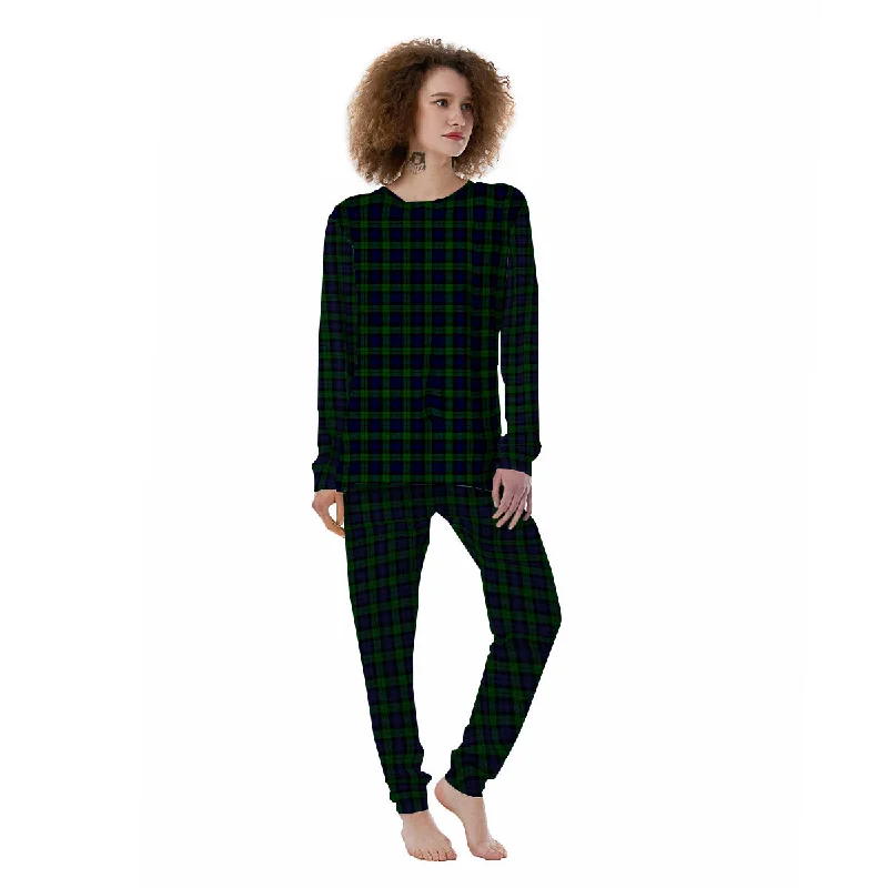 Tartan Black Watch Print Pattern Women's Pajamas