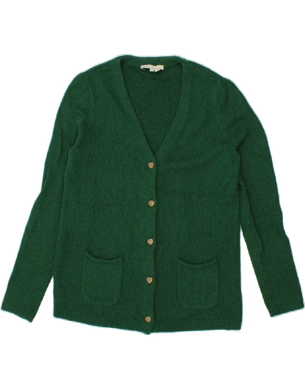 SEASALT CORNWALL Womens Cardigan Sweater UK 12 Medium Green Viscose