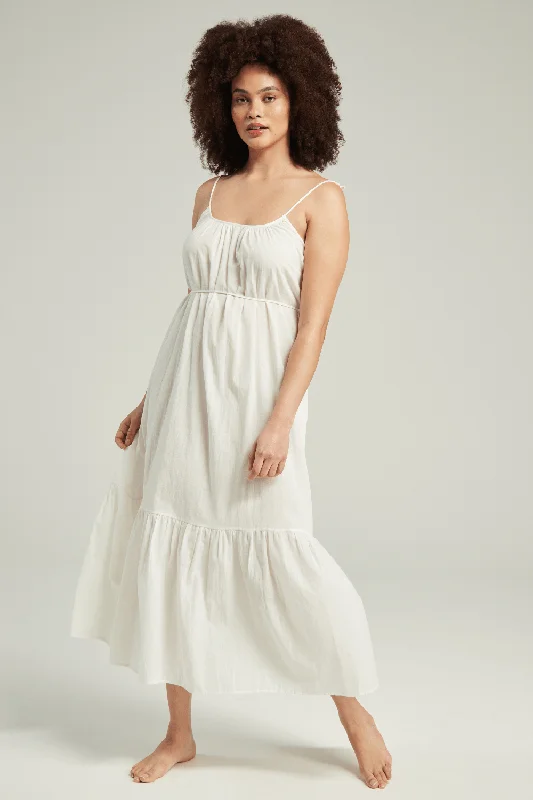 Organic Cotton Maxi Trapeze Dress