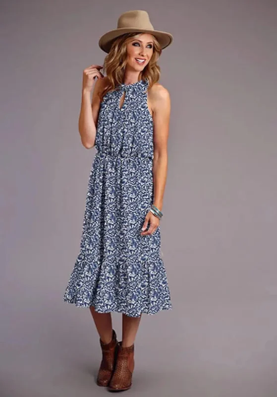 Stetson Indigo Tapestry (Blue) - Women's Long Dress