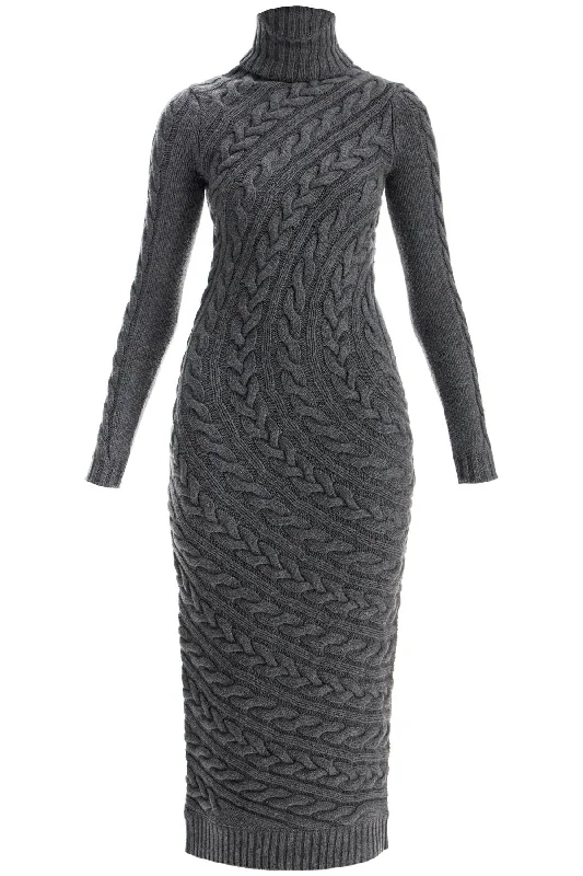 'art' Knit Dress  - Grey