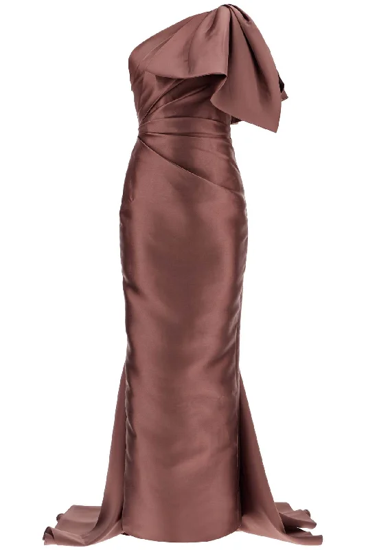 'priya' One-shoulder  - Brown