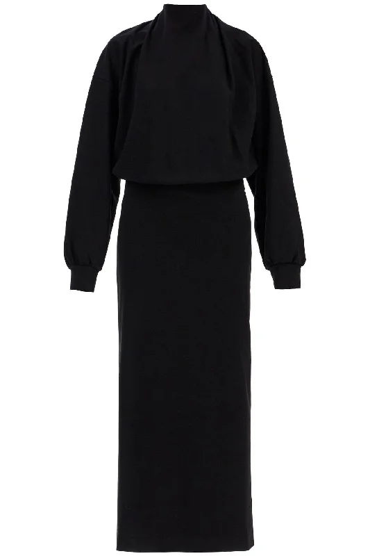 Sylvia Jersey Dress  - Black