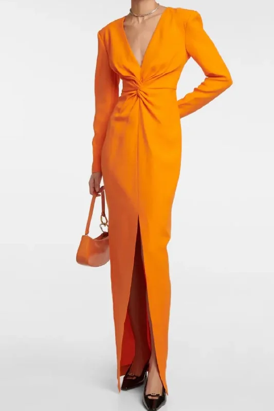 Andong Orange Dress