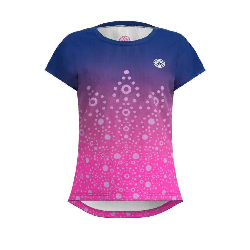 Colortwist Capsleeve (Women's) - Pink/Dark Blue