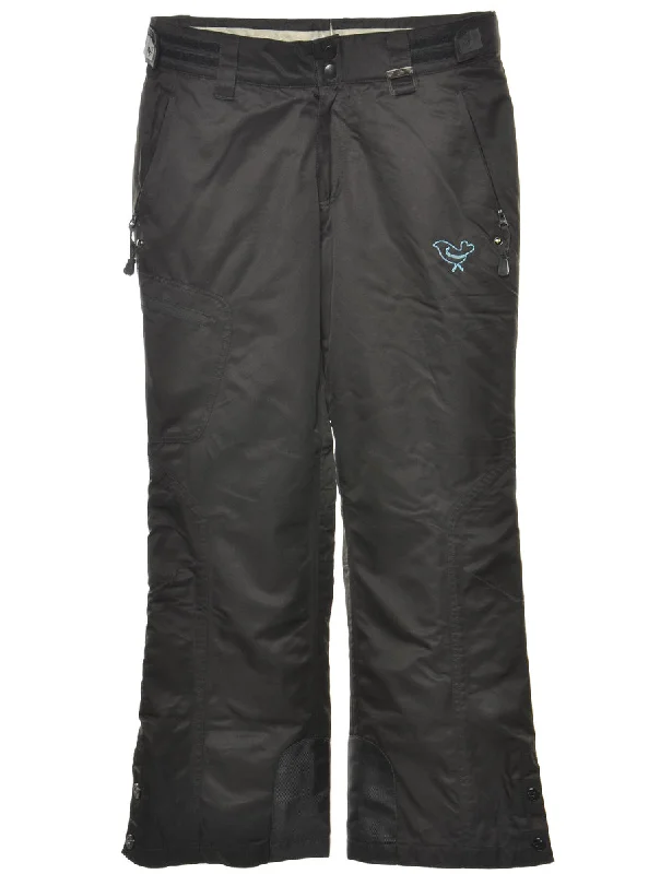 Black Classic Ski Trousers - W31