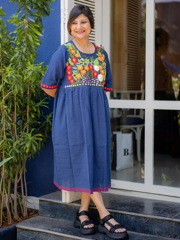 Blue Manjari Dress