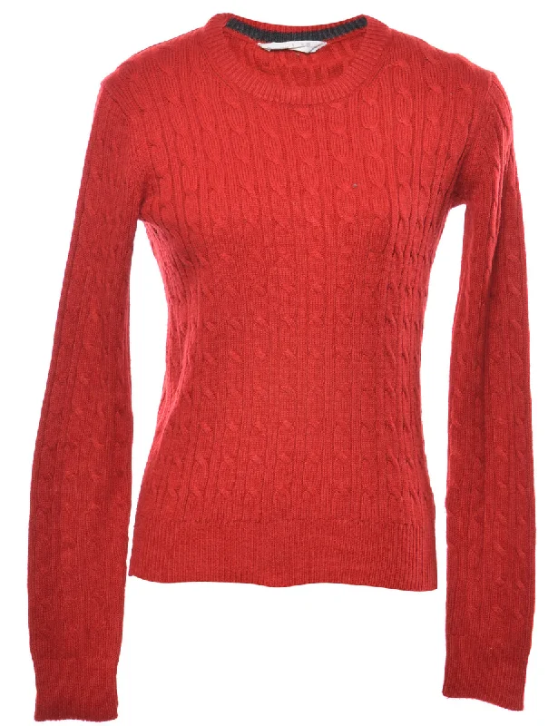 Cable Knit Jumper - S