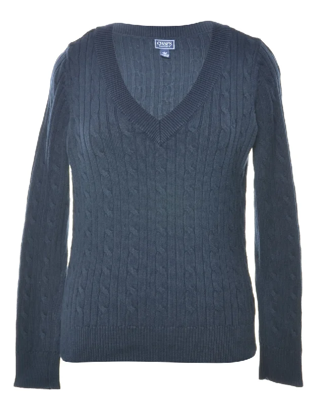 Chaps Cable Knit Jumper - M