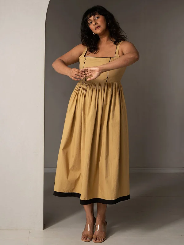 Dune Day Dress Ochre