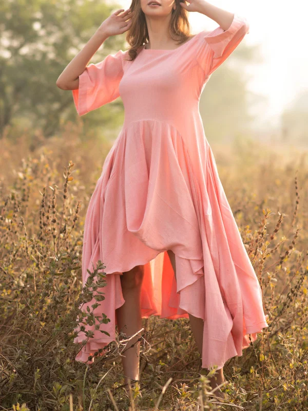 Field Dress Peach