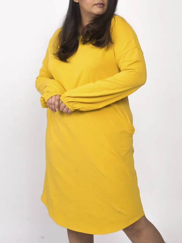 Amanakku Dress Mustard