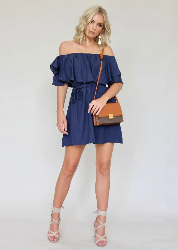 Keep You Forever Dress - Navy