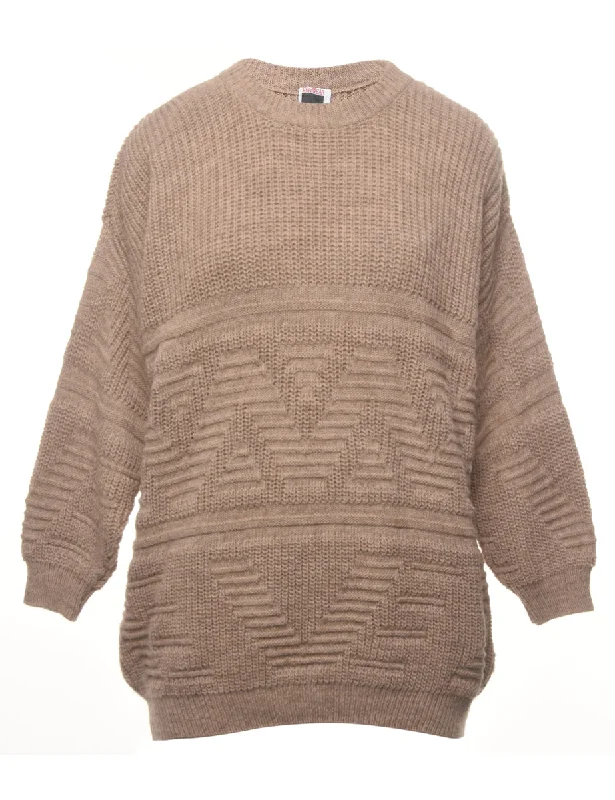 Light Brown Jumper - L