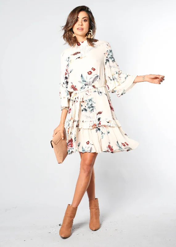 Lost Stars Swing Dress - Peony