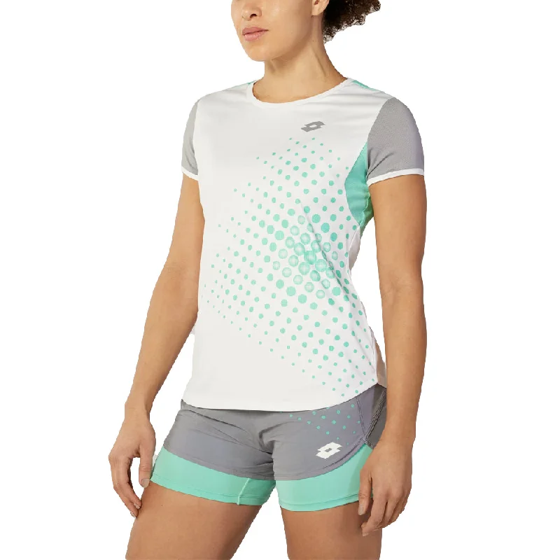 Lotto Top W IV Tee I (Women's) - Bright White/Green