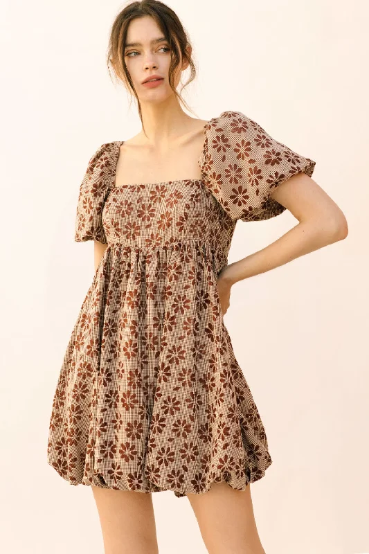 Check & Daisy Babydoll Dress