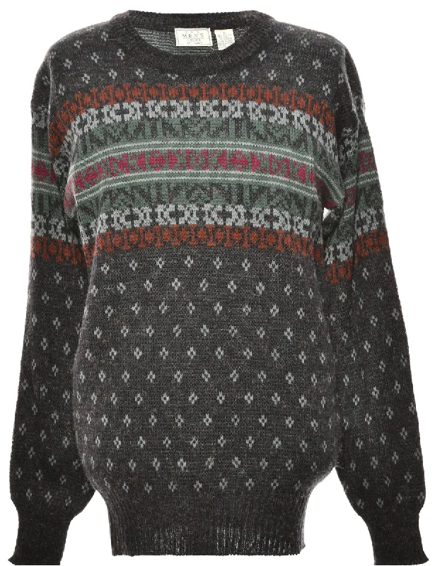 Nordic Dark Grey Jumper - M