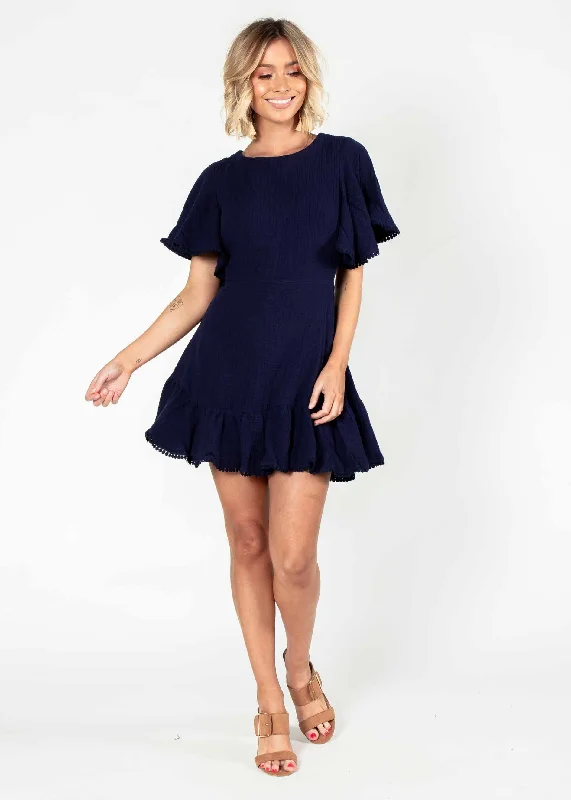 One Dance Dress - Navy