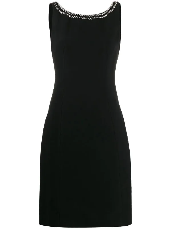 PRADA embellished-neck dress