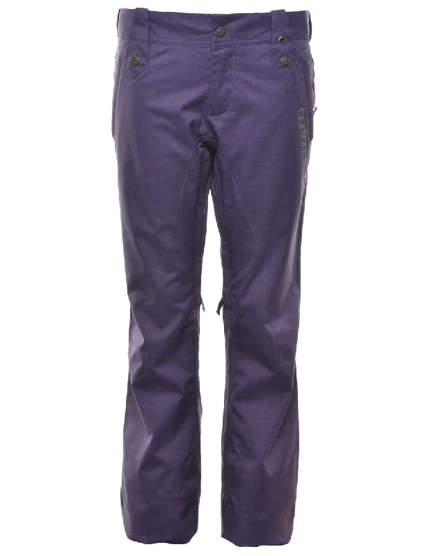 Purple Classic Ski Trousers - W32 L32