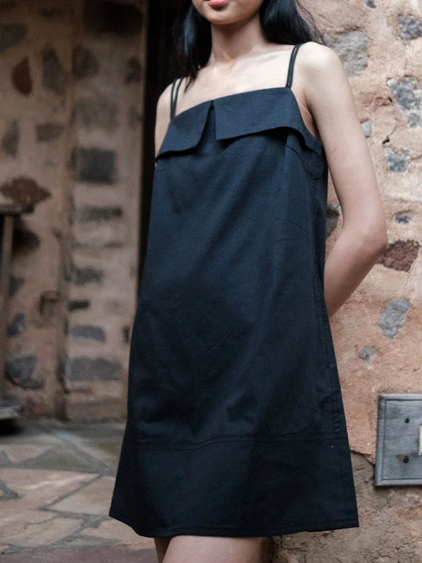 Rachel Slip Dress Black