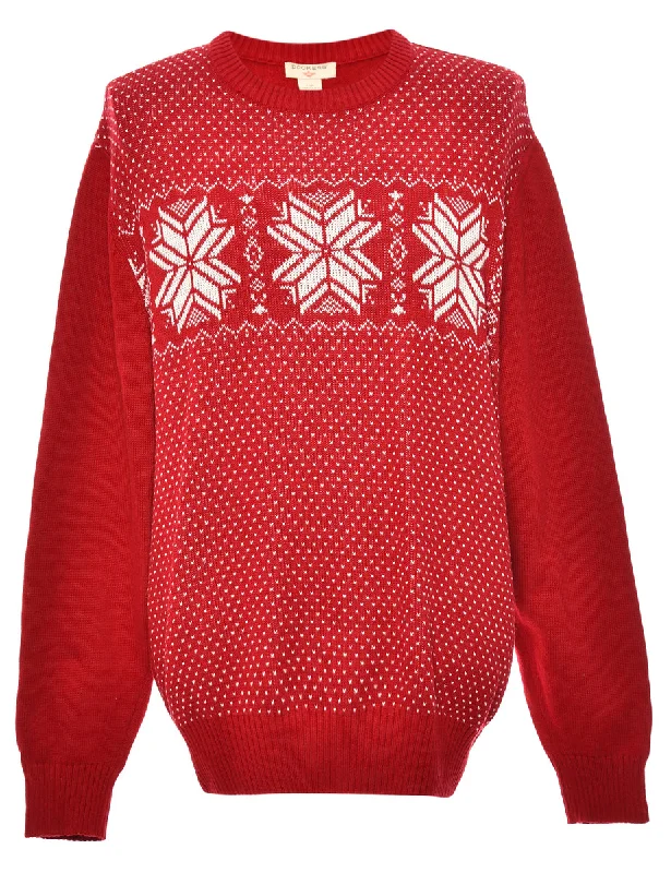 Red Dockers Jumper - L