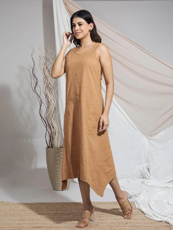 Shwetha Brown Dress