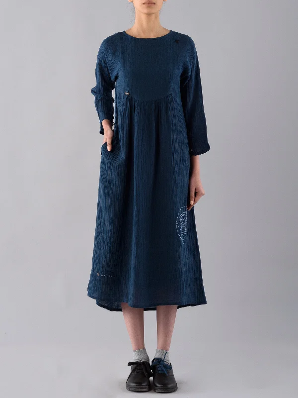 Temari Dress Navy