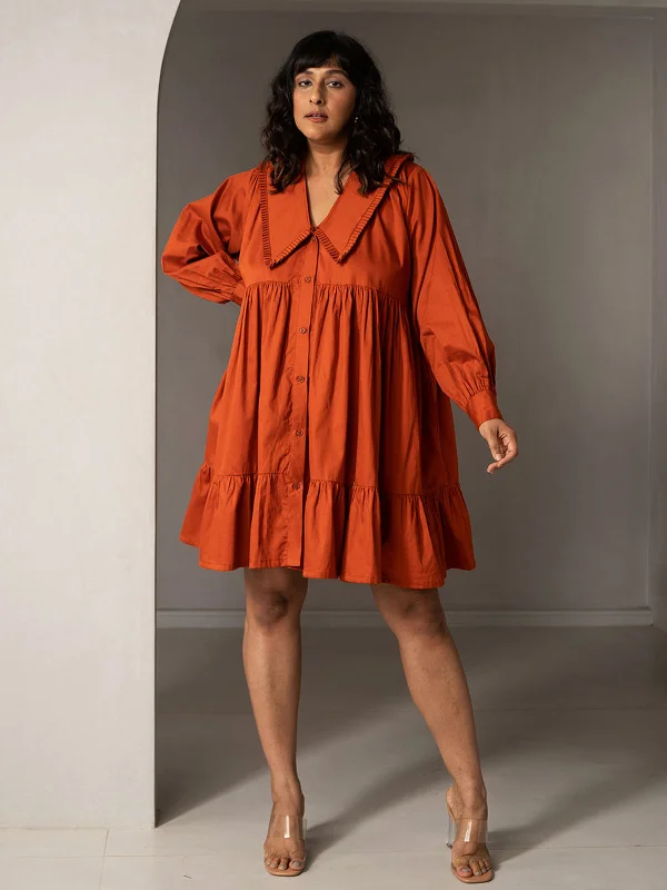 Terra Brunch Dress Orange