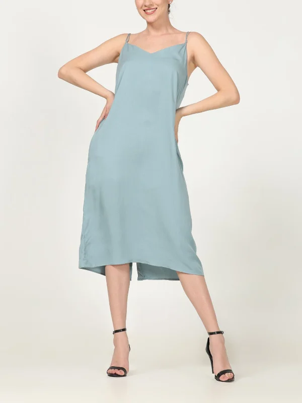 Timeless Tencel Dress Blue