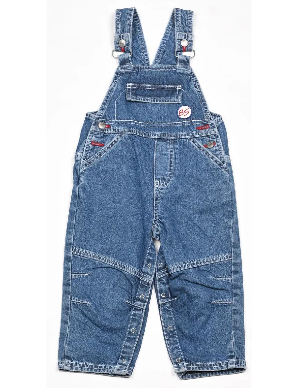 Tommy Hilfiger Medium Wash Dungarees - 18-24 MONTHS