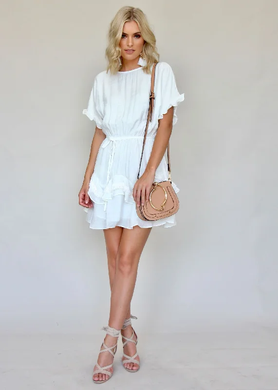 Touch of Glow Dress - White