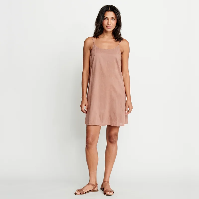 Womens Slip Dress - Umber