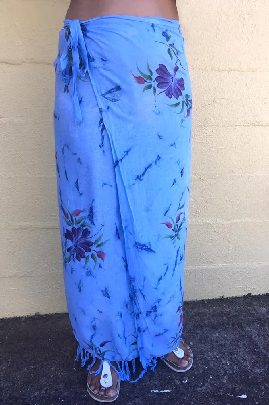 Long Pigment Dye Bikini Tie/Sarong