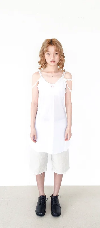 [FAERIE] SS 24 (fa.er.ie) lace point slip dress (white)