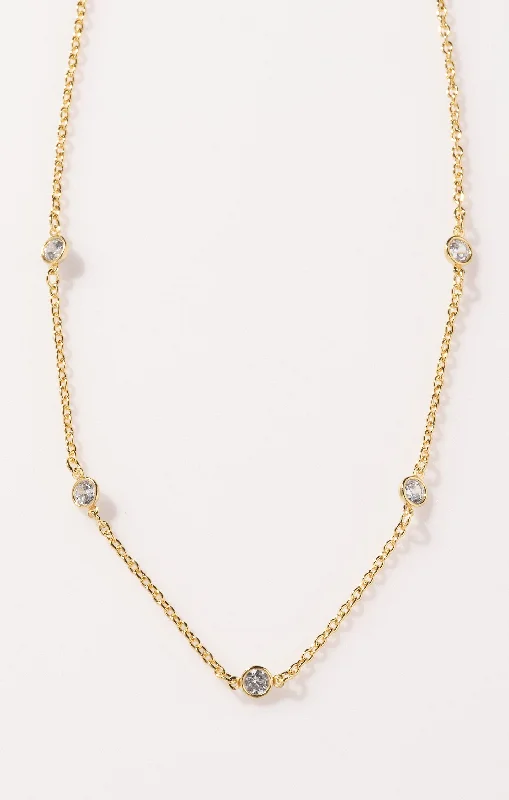 Faithy Jewels Elle Necklace ~ 18K Gold Plated