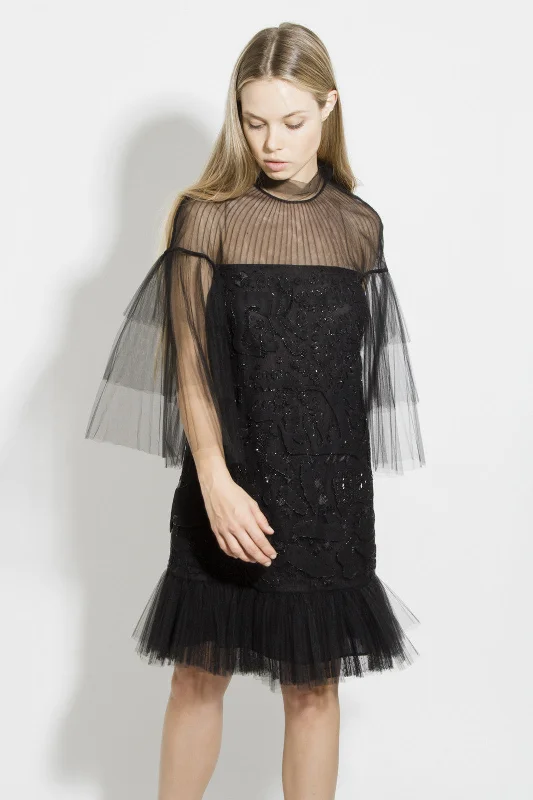 TULLE TIERED DRESS