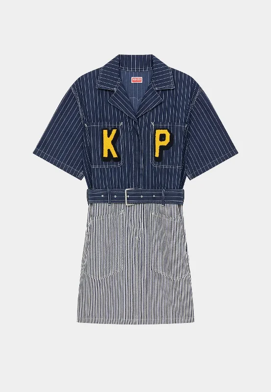 Kenzo Denim Shirting Dress - Rinse Blue Denim