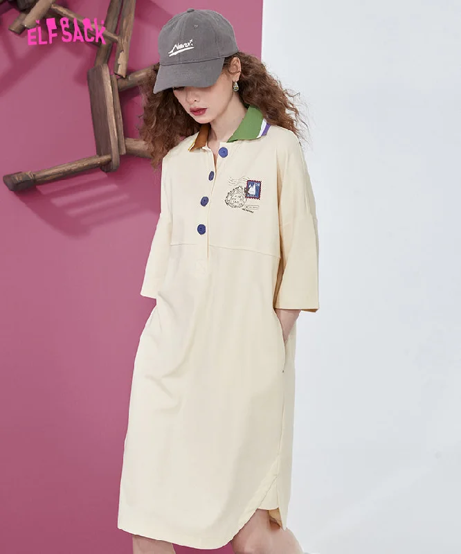 ELFSACK Polo T-shirt Dresses