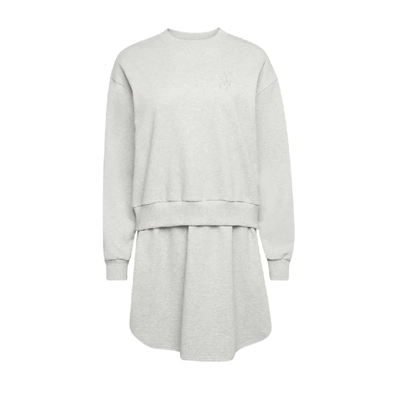 LAYERED SWEATSHIRT DRESS